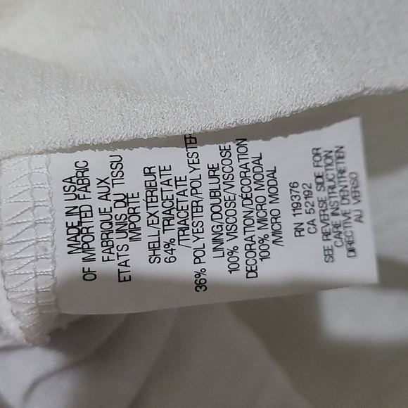 Helmut Lang Swift White Dress with Draped Back - Picture 7 of 10